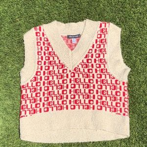 Trendy sweater vest